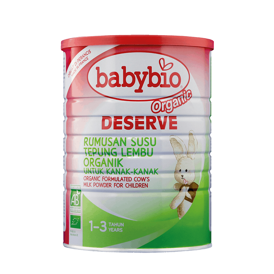 Babybio Organic Deserve Formulated Cow's Milk for Children, 1-3 years, 900g