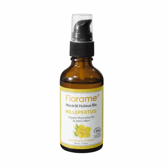 Florame Organic St. John's Wort Vegetable Oil, 50ml