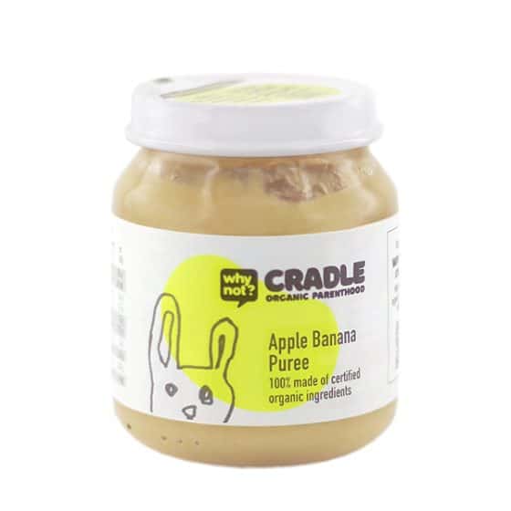Why Not? Cradle Apple Banana Puree, 130g