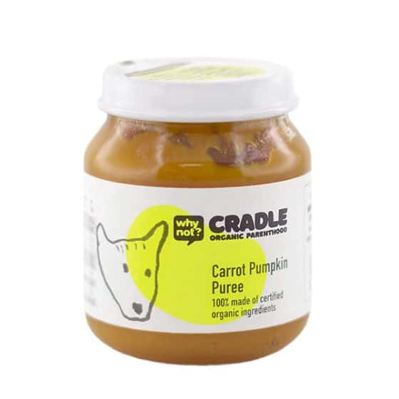 Why Not? Cradle Carrot & Pumpkin Puree, 130g