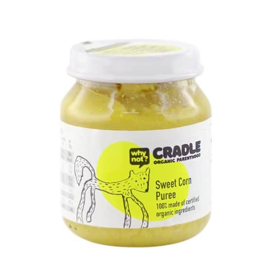 Why Not? Cradle Sweet Corn Puree, 130g