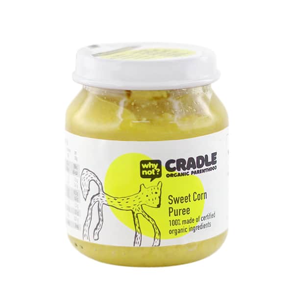 Why Not? Cradle Sweet Corn Puree, 130g